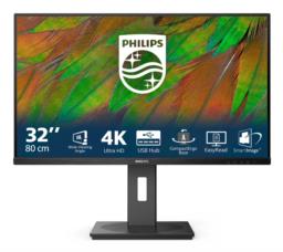 Philips 3000 series 32B1N3800/00 monitor komputerowy 81,3 cm (32") 3840 x 2160 px 4K Ultra HD LCD Czarny