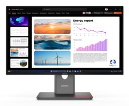 Monitor Lenovo ThinkVision P24q-40, 23,8", Systemy ochrony przed włamaniem (IPS), proporcje 16:9, 120 Hz, 4 ms, 2560x1440, 300 cd/m2, HDMI: 1, Krucza czerń, Gwarancja 36 miesięcy