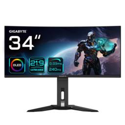 MONITOR GIGABYTE OLED 34" MO34WQC2 240Hz