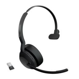 Jabra Evolve2 55 Zestaw słuchawkowy Bezprzewodowy Opaska na głowę Biuro/centrum telefoniczne Bluetooth Czarny