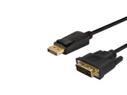 Kabel SAVIO CL-106 (DisplayPort M - DVI-D M; 1,8m; kolor czarny)