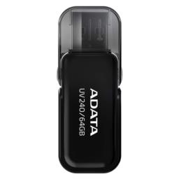 Pendrive ADATA UV240 AUV240-64G-RBK (64GB; USB 2.0; kolor czarny)