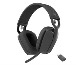 Logitech Zone Vibe Zestaw słuchawkowy Bezprzewodowy Opaska na głowę Połączenia/muzyka Bluetooth Grafitowy