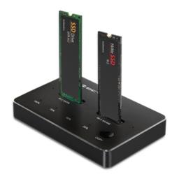 Stacja dokująca dysków SSD M.2 NVMe SATA USB-C DUAL 2 x 2TB