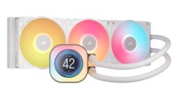 CORSAIR iCUE LINK TITAN 360 RX LCD White AIO, 360mm Radiator, Liquid CPU Cooler