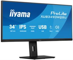 iiyama XUB3493WQSU-B6 34" UW IPS-panel 3440x1440 120Hz 21:9 400cd/m 1000:1 1ms