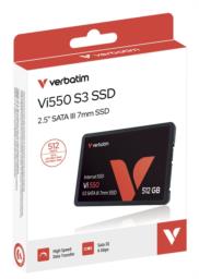 Dysk SSD Verbatim VI550 S3 49352 (512 GB ; 2.5"; SATA III)