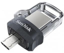 Pendrive SanDisk SDDD3-256G-G46 (256GB; microUSB, USB 3.0; kolor szary)