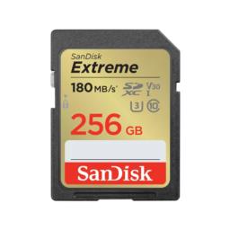 SANDISK EXTREME SDXC 256GB 180/130 MB/s A2