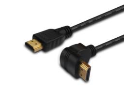 Kabel SAVIO cl-04 (HDMI M - HDMI M; 1,5m; kolor czarny)