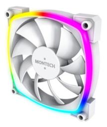 Wentylator Montech AX120 PWM ARGB, 3 szt., Biały - 120mm