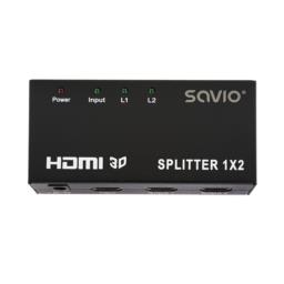 Splitter SAVIO cl-42 (HDMI; 2x HDMI)