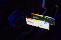 Kingston FURY DDR5 128GB (4x32GB) 5600MHz CL40 Beast White RGB