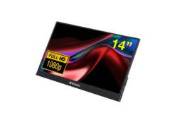 Verbatim 49590 monitor komputerowy 35,6 cm (14") 1920 x 1080 px Full HD LCD Czarny