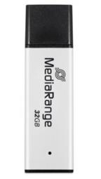 MediaRange MR1900 pamięć USB 32 GB USB Typu-A 3.2 Gen 1 (3.1 Gen 1) Czarny, Srebrny