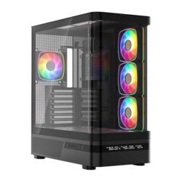 MODECOM OBUDOWA VOLCANO AQ 200 ARGB MIDI CZARNA