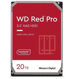 Dysk HDD WD Red Pro WD201KFGX (20 TB ; 3.5"; 512 MB; 7200 obr/min)