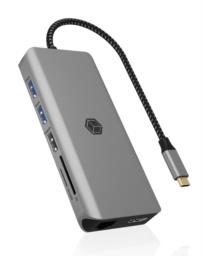 Stacja dokująca D ICY BOX IB-DK4061-CPD USB-C 12-Port 100W