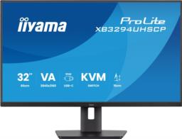 Monitor iiyama ProLite 32’’ 4K VA z USB-C (95W), przełącznikiem KVM i obsługą PiP/PbP