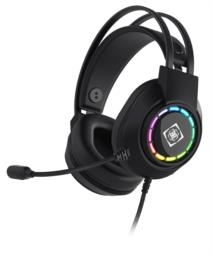 Deltaco Gaming GAM-168 słuchawki/zestaw słuchawkowy Przewodowa Opaska na głowę USB Typu-A Czarny