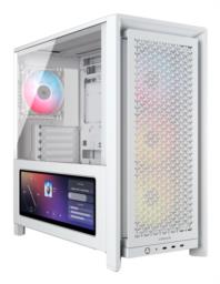 Corsair FRAME 4000D LCD RS ARGB Midi Tower Biały