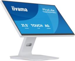 iiyama ProLite T2252MSC-W2AG monitor komputerowy 54,5 cm (21.4") 1920 x 1080 px Full HD LCD Ekran dotykowy Biały