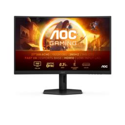 Monitor komputerowy AOC 27" G4 C27G4ZXU 68,6cm 1920 x 1080 px Full HD LED Czarny