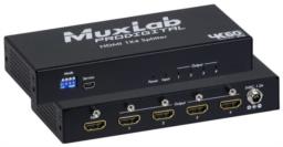 MUXLAB SPLITTER HDMI 1X4, 4K/60 (500426)