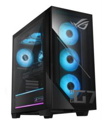 ASUS ROG G700 GM700TZ-R9800X283W AMD Ryzen™ 7 9800X3D 32 GB DDR5-SDRAM 2 TB SSD AMD Radeon RX 9070 XT Windows 11 Home Tower PC Czarny