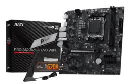MSI Pro A620AM-G EVO WIFI AMD A620A Gniazdo AM5 micro ATX