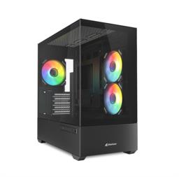 Etui Sharkoon MK6 RGB Micro-ATX 1xGlass Czarne