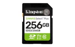 KINGSTON SDXC 256GB Canvas Select Plus Gen3 150MB/s