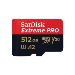 SANDISK EXTREME PRO microSDXC 512GB 200/140 MB/s A2
