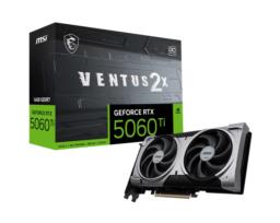MSI VENTUS GeForce RTX 5060 TI 16G 2X OC PLUS NVIDIA 16 GB GDDR7