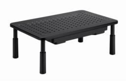 GEMBIRD REGULOWANA PODSTAWKA POD MONITOR Z SZUFLADĄ (PROSTOKĄT)