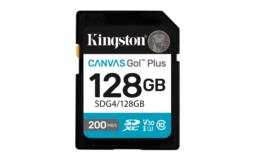 Karta pamięci Kingston Canvas Go Plus SDG4/128GB (128GB; Class U3, V30; Karta pamięci)