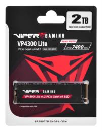 Patriot Viper VP4300L M.2 PCI-Ex4 NVMe 2TB 7.2 / 6.