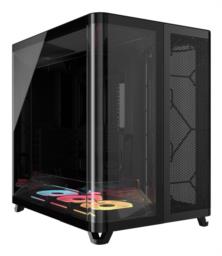 Obudowa CORSAIR Geh Midi AIR 5400 LX-R LINK Szkło hartowane Czarne