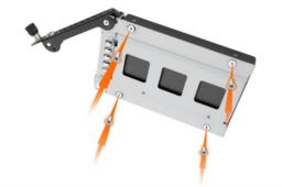 We-Ra. IcyDock z miejscem na 2 dyski: 2x6,3cm SATAI-III/SAS HDD&SSD w kolorze, 1x3,5" Metal