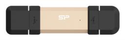Silicon Power DS72 pamięć USB 500 GB USB Type-A / USB Type-C 3.2 Gen 2 (3.1 Gen 2) Złoto