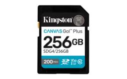 Karta pamięci Kingston Canvas Go Plus SDG4/256GB (256GB; Class U3, V30; Karta pamięci)