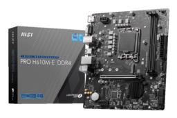 Płyta główna MSI PRO H610M-E DDR4