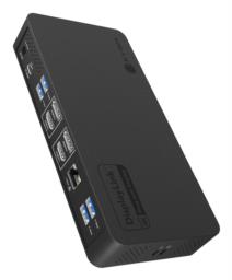 ICY BOX IB-DK2255AC Przewodowa USB 3.2 Gen 2 (3.1 Gen 2) Type-C Czarny