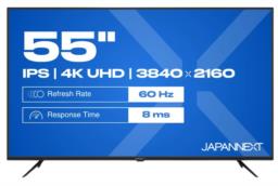Monitor JAPANNEXT 139,7cm 16:9 3x HDMI UHD JN-IPS550UHD60F