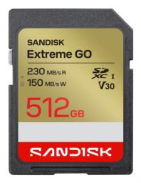 Sandisk Extreme Go SD UHS-I 512GB SD 230MB/s(R) / 150MB/s(W)