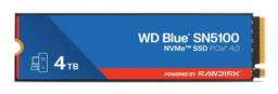 Western Digital WD Blue SN5100 4 TB M.2 PCI Express 4.0 NVMe QLC 3D NAND