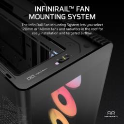 Obudowa Corsair FRAME 4500X RS-R ARGB Tempered Glass Mid-Tower, Black