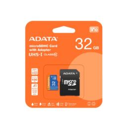 Karta pamięci z adapterem ADATA Premier AUSDH32GUICL10A1-RA1 (32GB; Class 10, V10; + adapter)