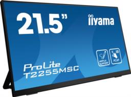 iiyama ProLite T2255MSC-B1 monitor komputerowy 54,6 cm (21.5") 1920 x 1080 px Full HD LCD Ekran dotykowy Czarny