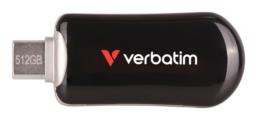 Pamięć flash USB-C STICK Verbatim Plectra Black 512 GB